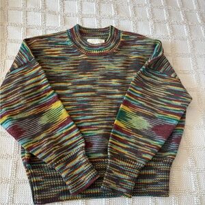 Misha and Puff sweater in punchbowl space dye